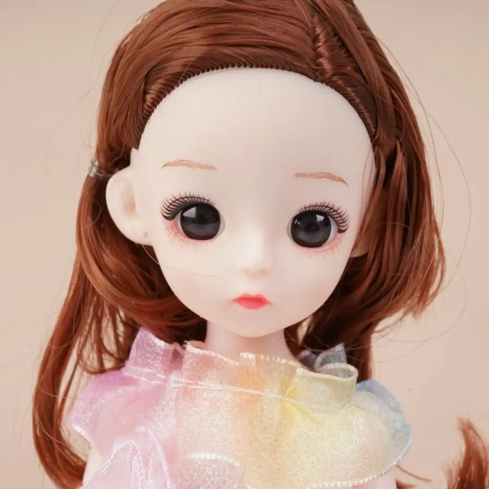 

Attractive Eyes 30cm with Clothes with Wig Make Up Ball Jointed Princess Dress Up Long Hair Anime Princess Makeup Ball Joint