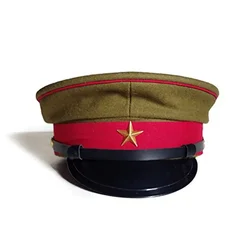 WW2 Japan Hat Soldiers Tactical Woolen Vintage Sergeant Command Cap Sports Training Equipment Japan Cap