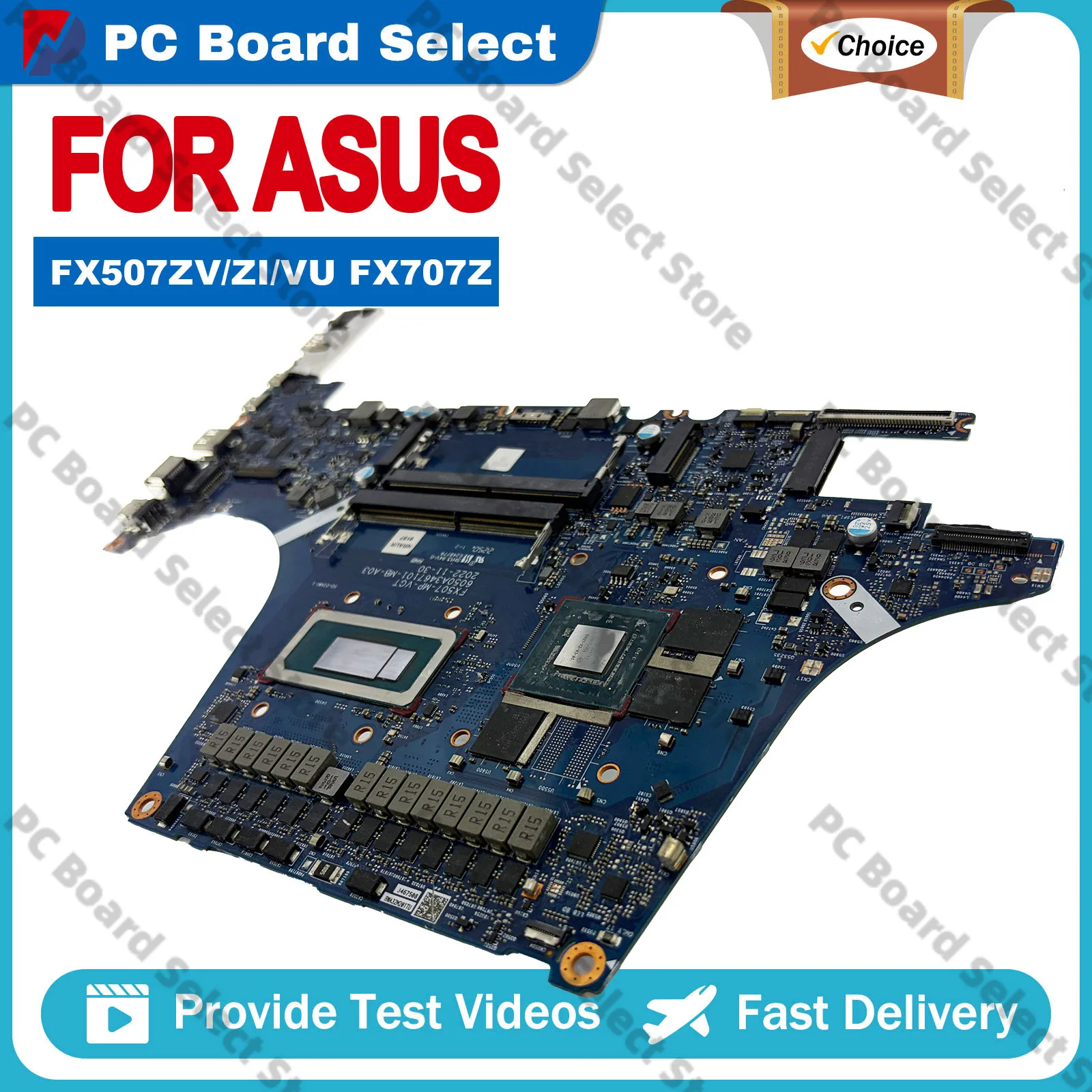 

FX507ZW 6050A3467102 Laptop Motherboard For ASUS TUF Gaming FX507ZM FX507ZR FX507Z FX507ZU FX507ZS Mainboard 12th Gen i5 i7 i9 U