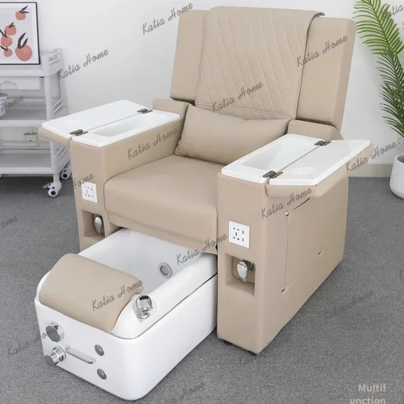 LSRecliner Nail Salon Pedicure Chairs Makeup Beauty Salon Ergonomic Manicure Comfortable Pedicure Chairs Arm Furniture Sedia Lsx