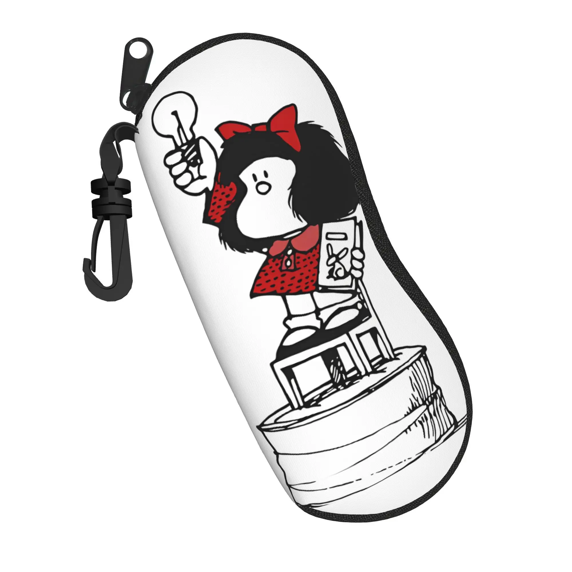 Freedom Premium Scoop Glasses Case Unisex Travel Box Mafalda Sunglasses Storage Box Protector Eye Contacts Case