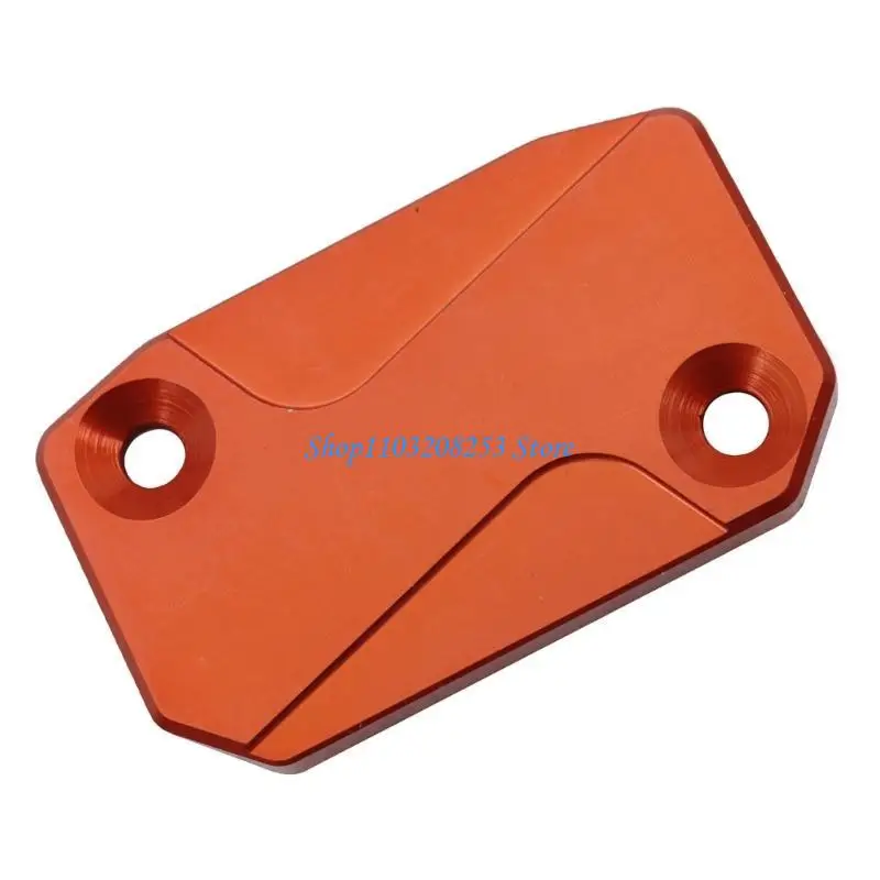 

R6FA Stylish Brake Fluid Reservoir Cover Front Rear Aluminum Brake Fluid Caps Corrosion Resistant Covers for SXF/XCF/EXC