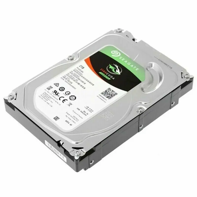 Unidade híbrida de estado sólido para Seagate FireCuda, SATA SSHD, ST2000DX002, 2TB, 3,5 ", Novo