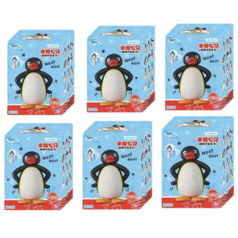 JANDOOM Original Pingu Anime-Figuren Modell Reiskorn-Puppe Kreative Peripherie-Spielzeuge Desktop-Ornament Sammlerstücke Geschenke – Detail 4