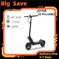 JOYOR S5 Pro (ABE)Certification Electric Scooter 10''Tires 48V 26Ah Battery Adult E-Scooter 500W Motor 20km/h City EScooter