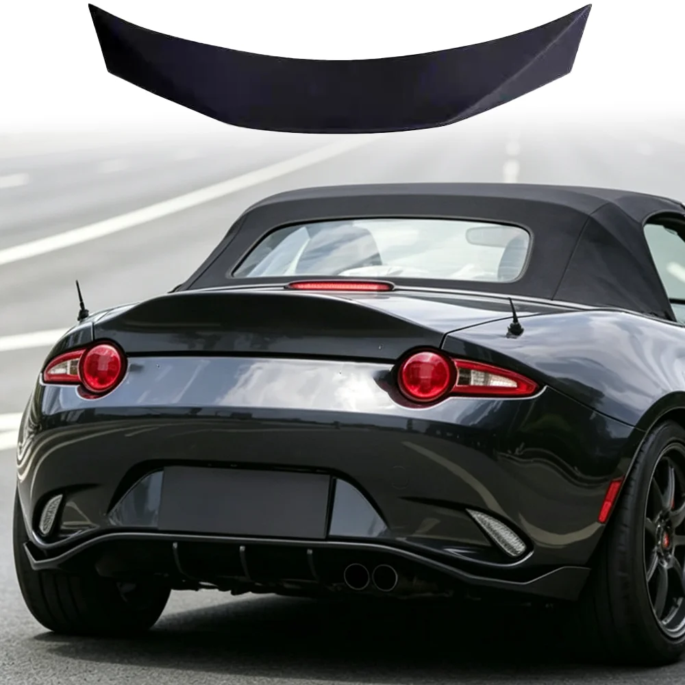 

Suitable for Mazda MX-5 Miata ND RF unpainted duck shaped spoiler original carbon brazed luggage wing lip racing accessories