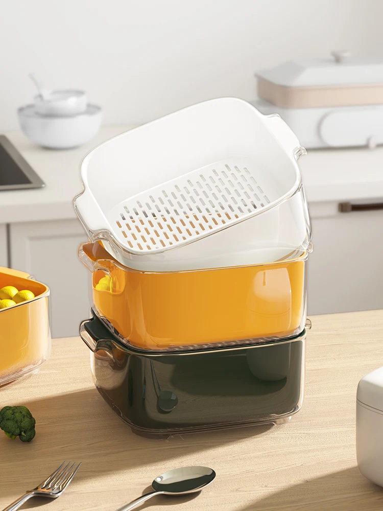 drainable-kitchen-sink-vegetable-and-fruit-basket-with-lid-living-room-creative-fruit-plate-storage-basket-dustproof