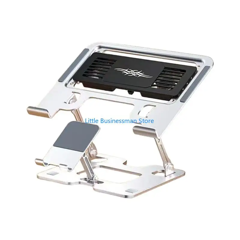 Laptop Cooling Stand with Phone Holder for Reading, Class, and Desk Tasks M76A