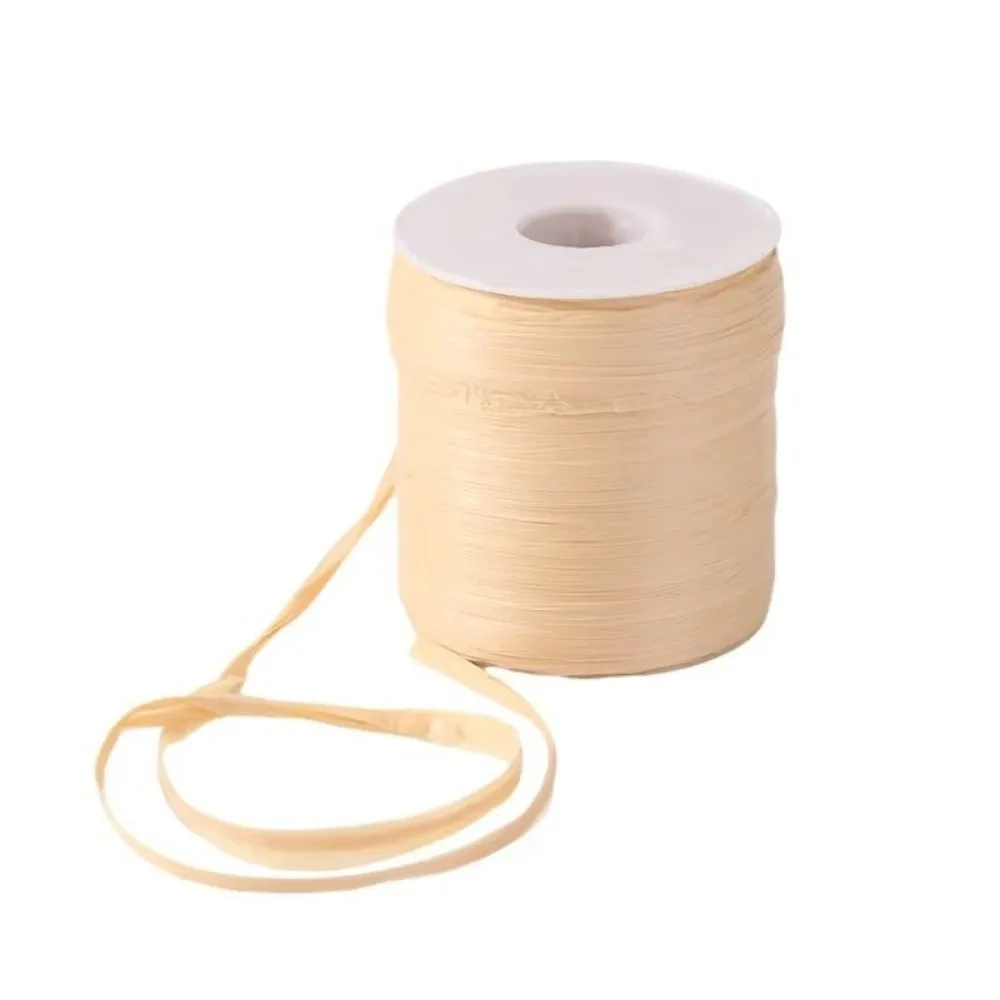 Premium Quality 120M Per Roll Raffia Thread Weaving Durable Hook Hat Ribbon Eco-Friendly Crochet Yarn Bags and Hats