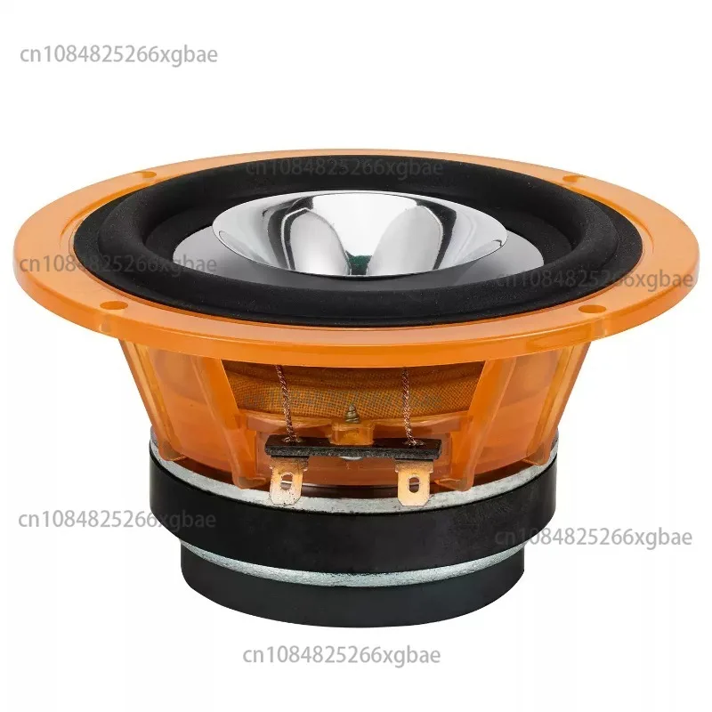 AL-4 4 Inch Full Range HiFi Desktop Speaker Bookshelf Audio Home Theater Passive Sound System