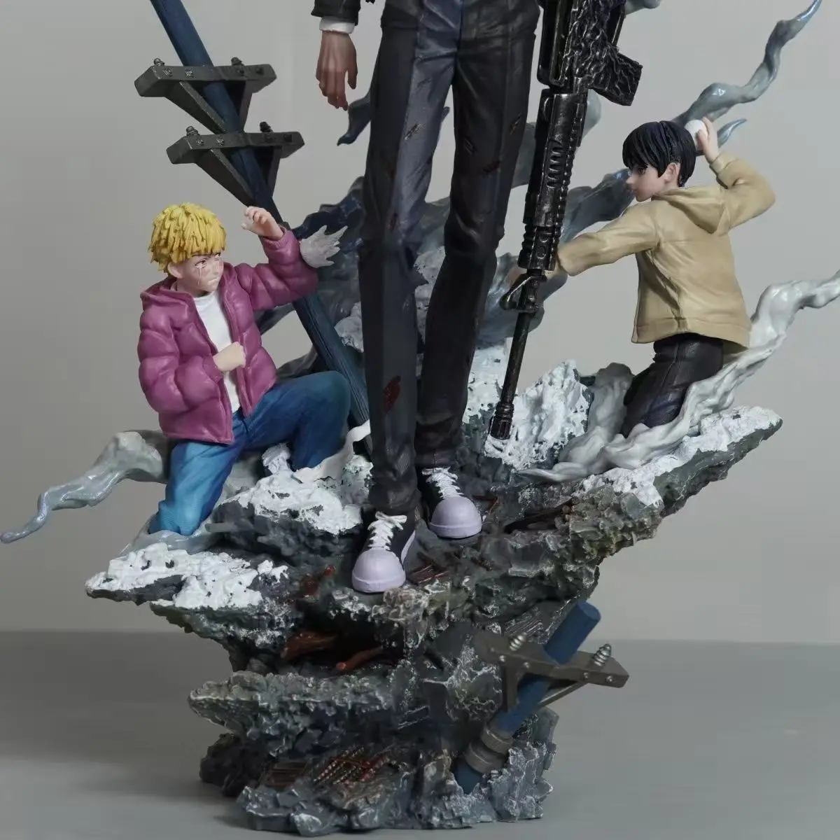 Chainsaw Man Gun Devil Devil Hunter Gk Anime Figure Resin Statue Desktop Decoration Ornament For Anime Fans Collection Gift