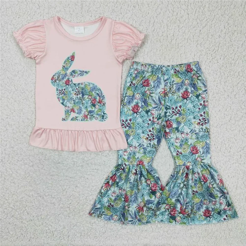Baby kids clothing Sibling summer girls Sibling Baby Girls Easter Rabbit Rompers Dresses Suits