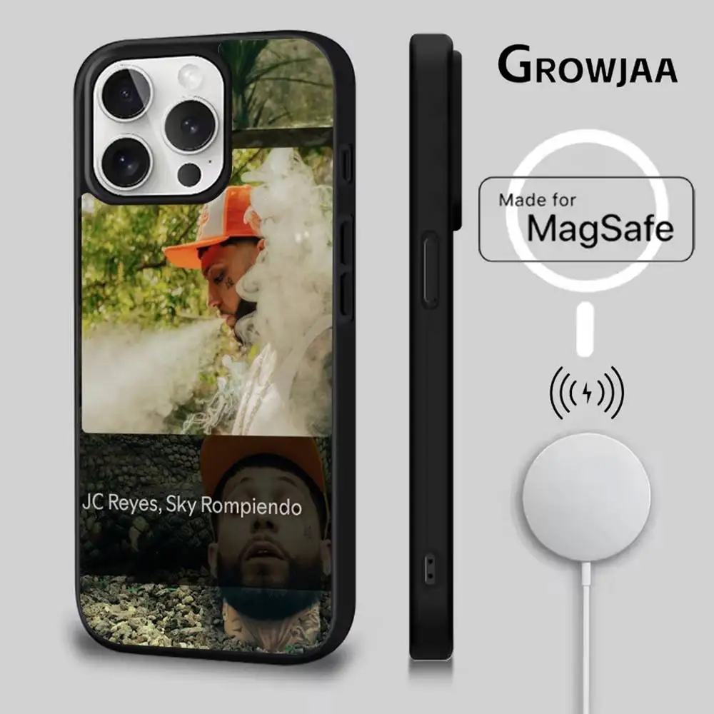 حار 2025 Jc Reyes JC REYES جولة جراب هاتف آيفون 17,16,15,14,13,12,11,Pro,Max,Plus,Mini,SE4,E Magsafe شحن لاسلكي #6