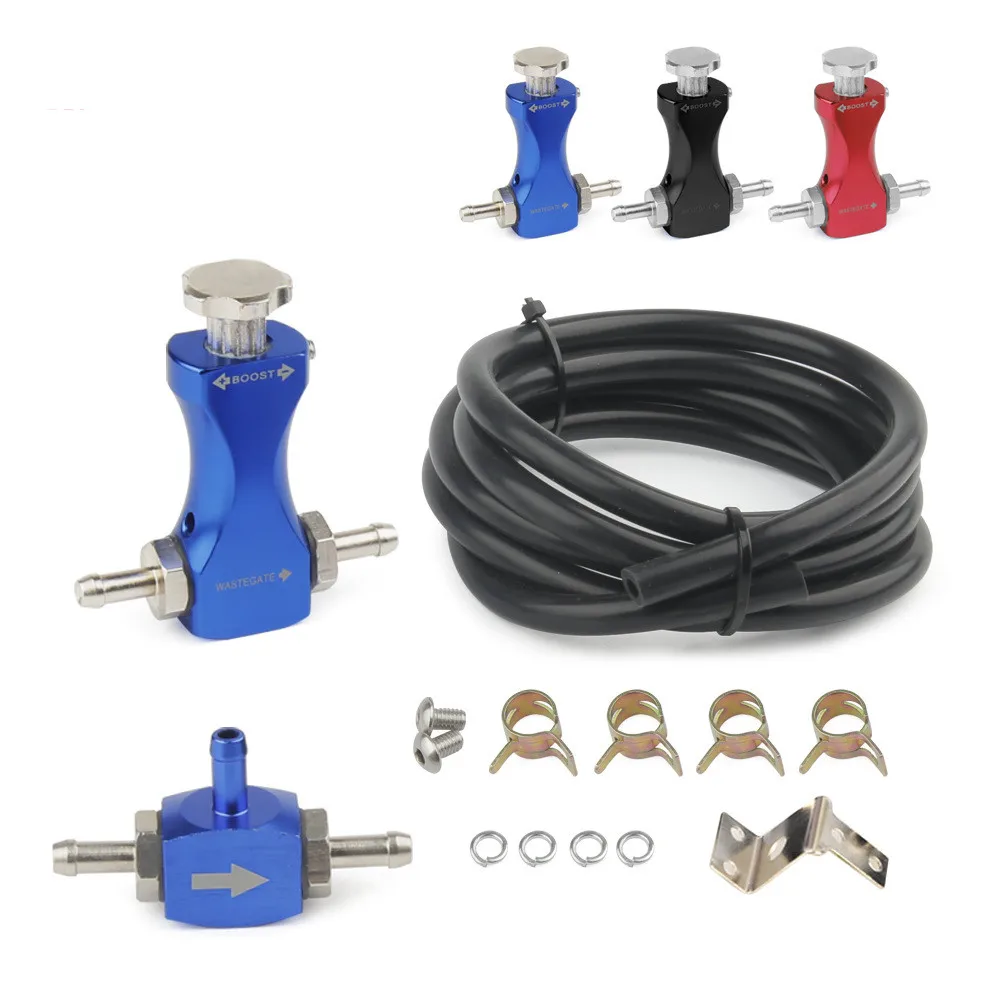 1 PCS Blue/Black Auto Retrofit Turbo Controller To Adjust Automatic Pressurization Of Aluminum Accessories