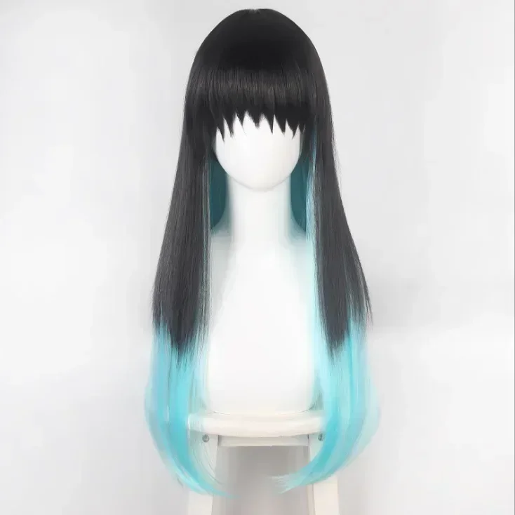 Disfraz de Cosplay Anime Kimetsu No Yaiba Tokitou Muichirou Uniforme Kisatsutai Peluca Halloween Adulto Niño 4