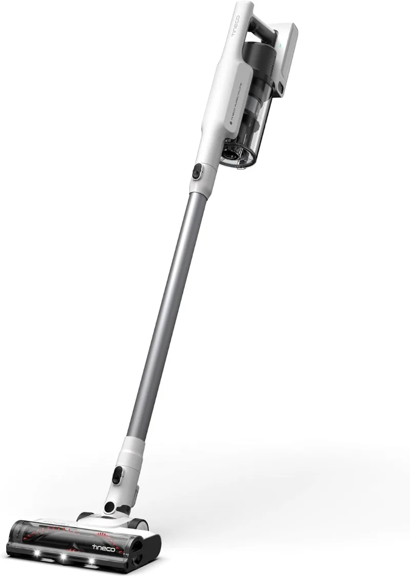 Tineco A20 Cordless Stick Vacuum Cleaner, Up to 40Min-Runtime 3 Modes for Multi-Level Messes, 1L Larger Dustbin, LED Headlight