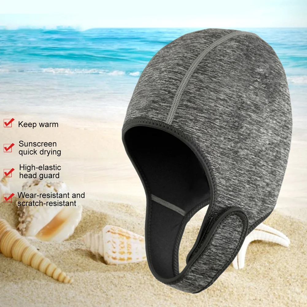 Neoprene Adjustable Beanie for Surfing Diving Kayak Rafting Snorkel Swimming Cap Scuba Dive Surf Canoe Hat for Water Aerobic New