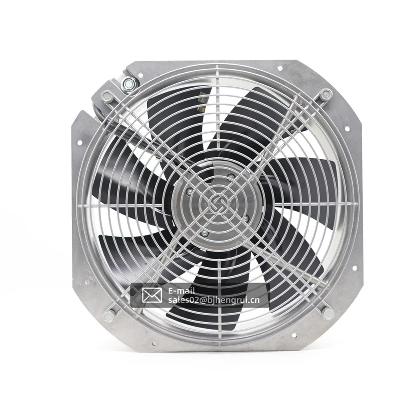 

W2E250-HJ52-06 28080 280X280X80mm 230V AC Full Metal High Temperature Cabinet Axial Cooling Fan Wind Power