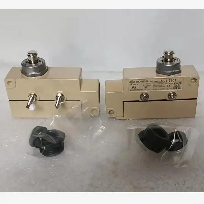 2Pcs Original Taiwan MOUJEN MJ1-6101 Limit Switch Micro Switch 15A 250V AC,Electric Vehicle Industrial Equipment Accessories