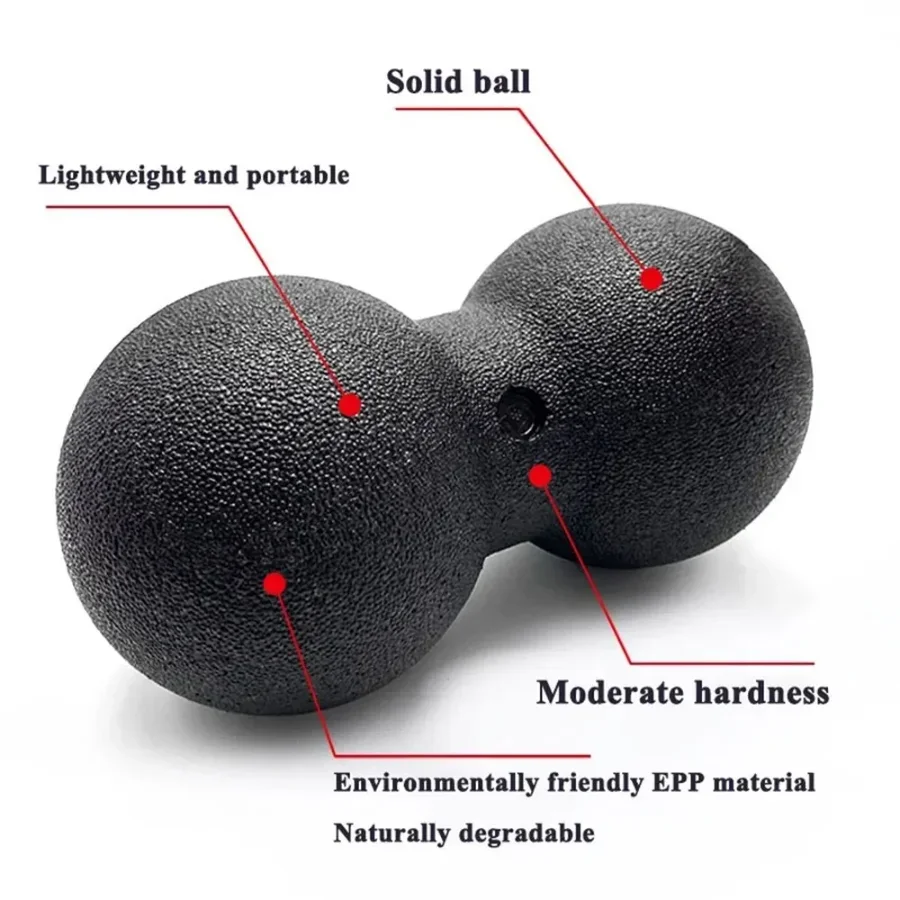 EPP-Erdnussbälle, Körpermassage, Faszienball, Yoga, Schaumstoffblock, hohe Dichte, Muskelentspannung, Lacrosse-Übung, Fitness, lindert Schmerzen