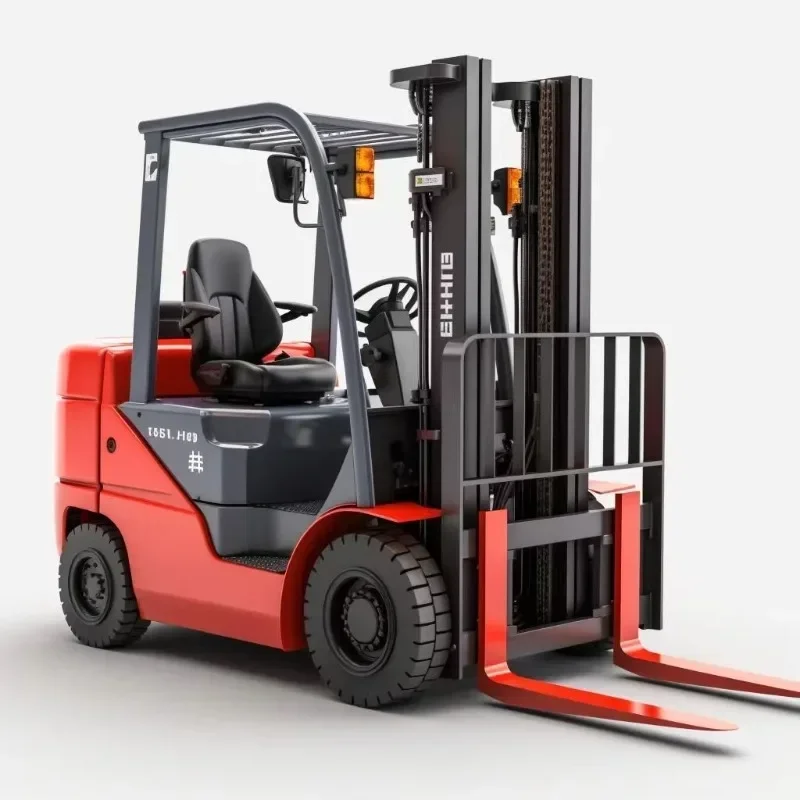 Electric forklift 2 tons small 1.5 tons 1 ton 3 tons four-wheel drive mobile hydraulic stacker loading and unloading truck