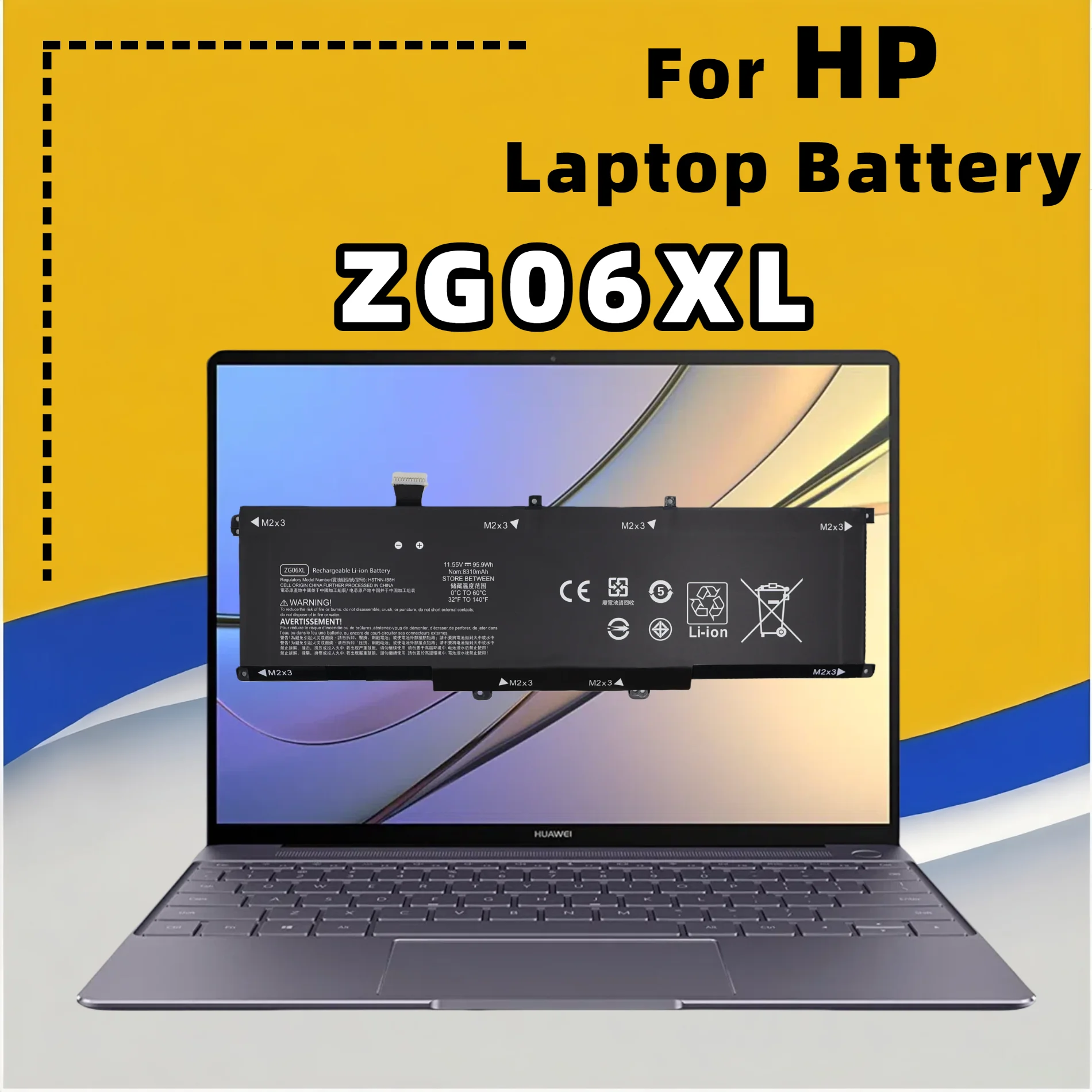 FRLESUI For HP Elitebook 1050 G1 Series For ZBook Studio X360 G5 Series HSTNN-IB8H HSN-Q11C L07046-855 ZG06XL Battery