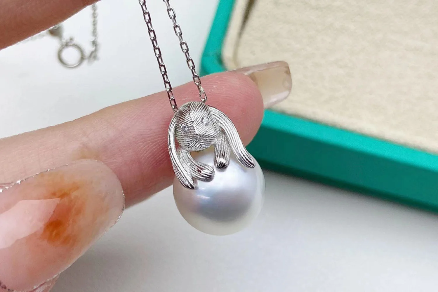 

Изысканный кулон с жемчугом AAAA 11-12 мм, натуральный белый круглый жемчужный кулон, 18 дюймов/925 пробы