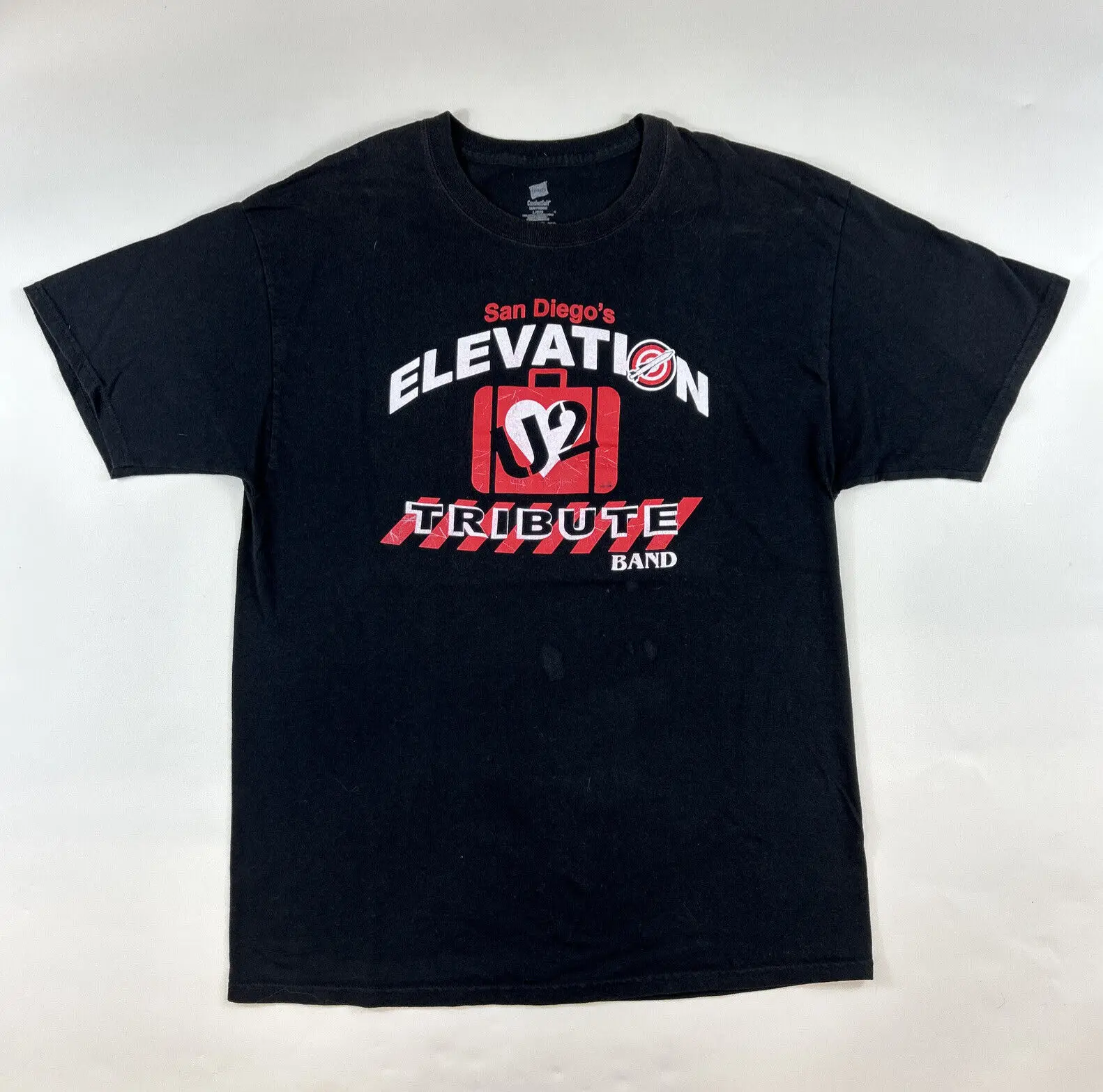 Vintage Elevation T Shirt U2 Tribute Band Size L