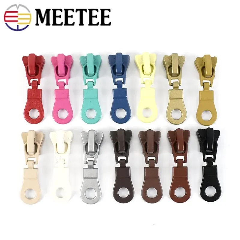 

10/20Pcs 5# Rainbow Zipper Slider Puller for Resin Zippers Tape Decoration Zip Head Jacket Coat Repair Zips DIY Sewing Accessory