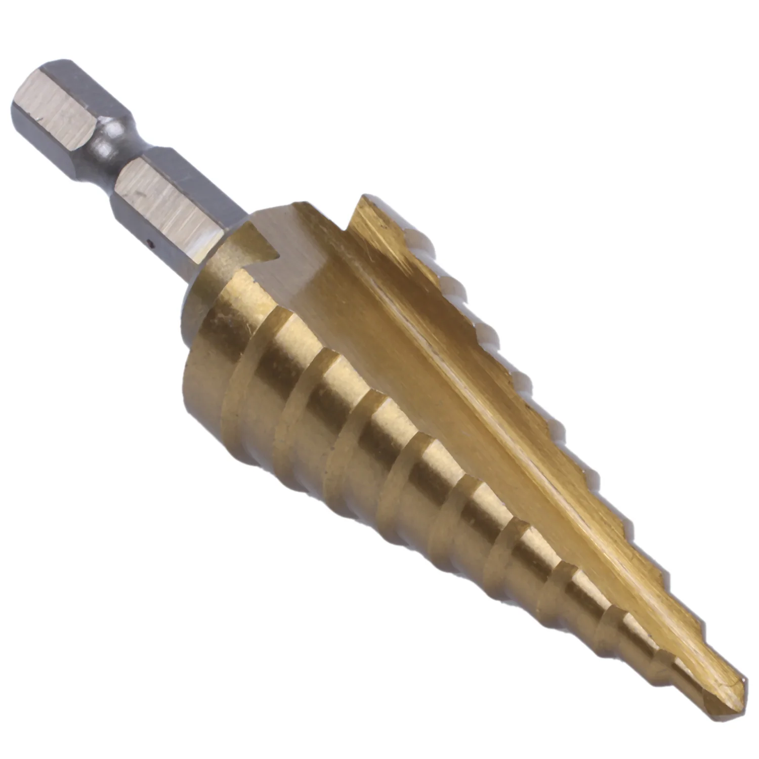4-22MM HSS 4241 Hex Titanium Cone Drill Bit Hole Cutter For Sheet Metal