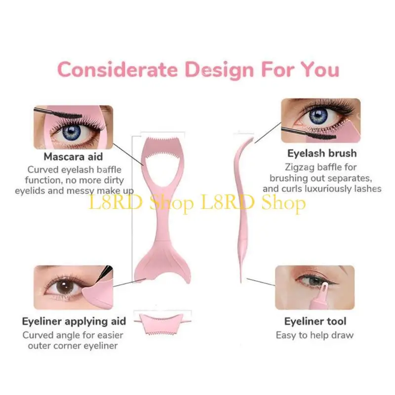 L8RD Eyelash Makeup Tool Upper Lower Eye Lash Mascara Guard Applicator Guide Helper