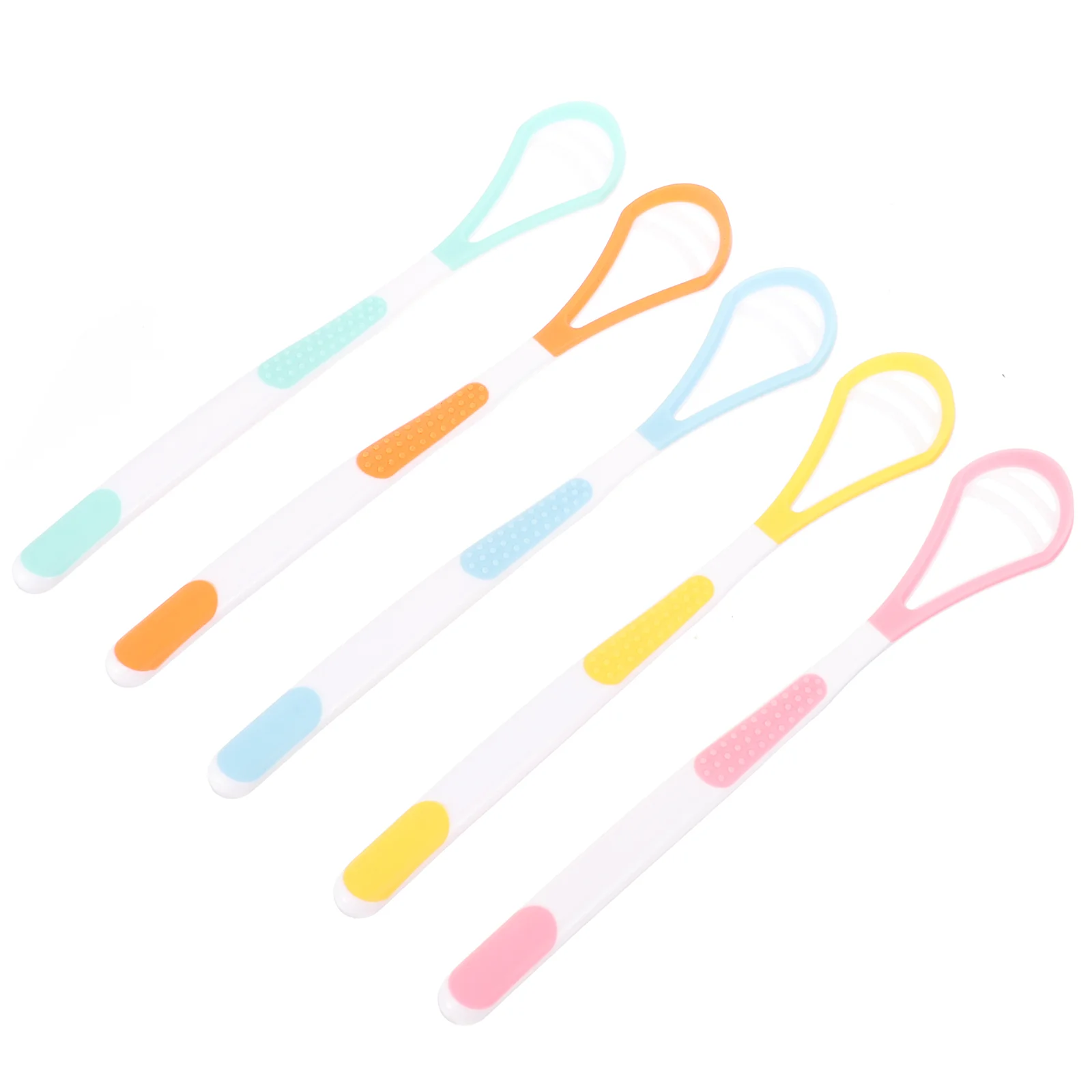 

5 Pcs Tongue Brush Scrapers Rinse Oral Toothpicks Floss for Adults Cleaning Supply Tool