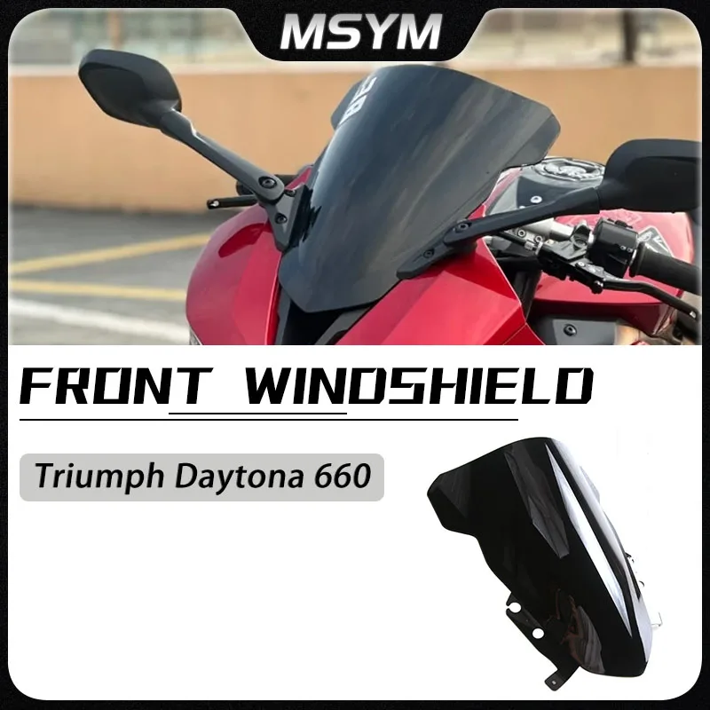 

Motorcycle Accessories Screen Windshield Fairing Windscreen Baffle Wind Deflectors For Triumph Daytona 660 DAYTONA 660 2024 2025