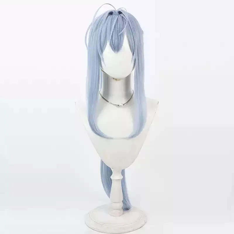

NewNikke: Goddess of Victory Anchor Cosplay Wig 80cm Long Light Blue Ponytail Heat Resistant Synthetic Hair Halloween Carnival20