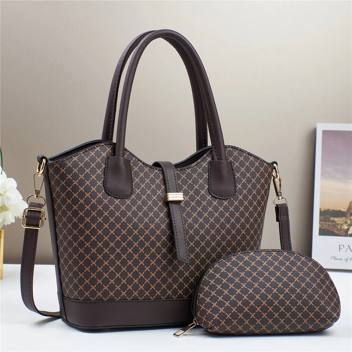

Fashionable Large Capacity Ladies Crossbody Handbag Shoulder Bag Handbag Stylish Simple Summer New Arrival 2025 Trendy