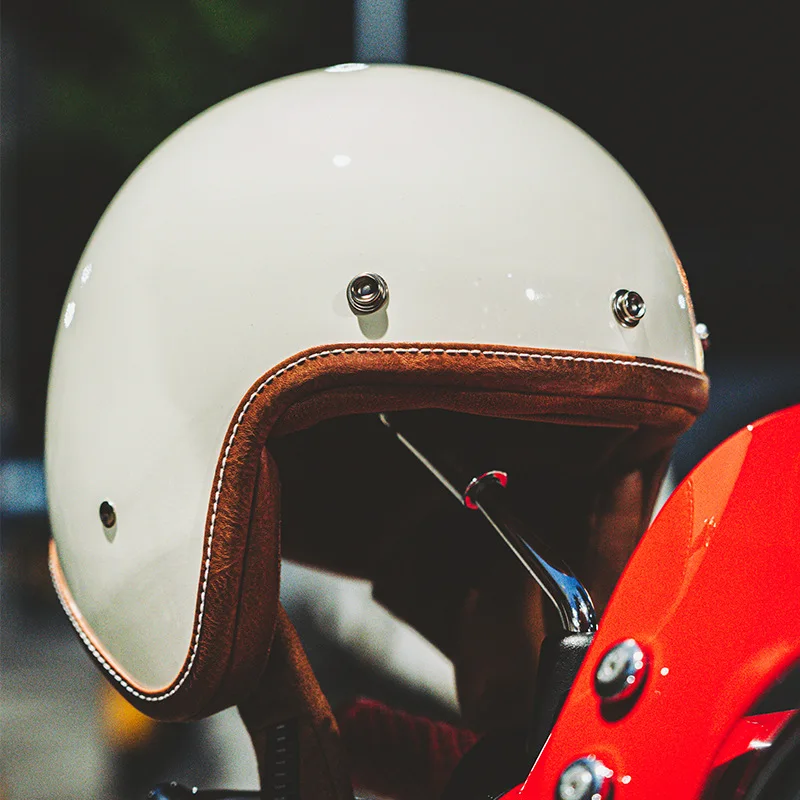 Ретро мотоциклетный шлем, износостойкие и устойчивые к падению мотоциклетные шлемы, ветрозащитный мотошлем 3/4, мужской и женский шлем
