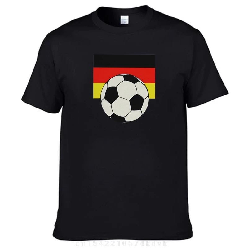 T-Shirt da calcio germania per uomo germania calcio novità T-Shirt in cotone girocollo manica corta T-Shirt grafica