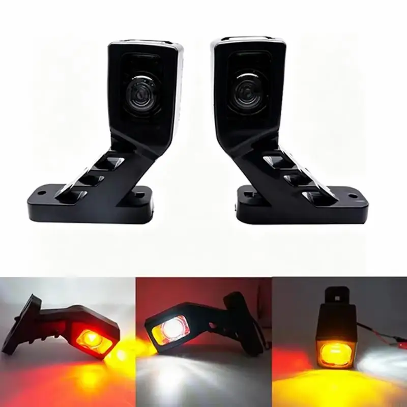Bright LED Combination Lights 2W Trailer Taillight For Tractor Trailers With Shock Resistant ABS Construction H9EE
