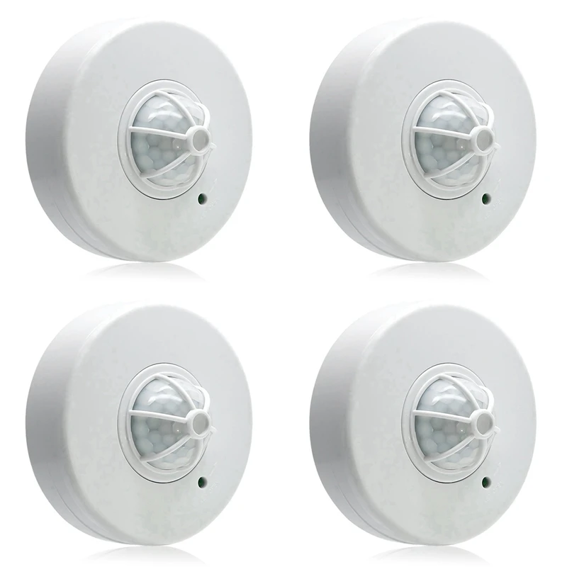 4X 3-12M 360 Degree Ceiling Occupancy Sensor Motion Sensor Light Switch High Sensitive PIR Motion Sensor Switch