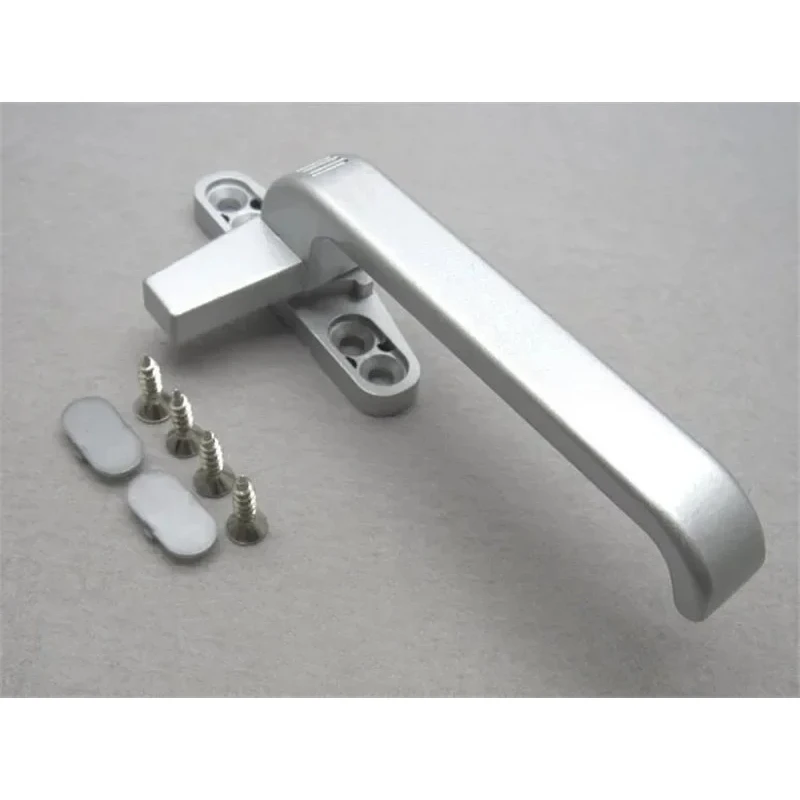 Type 50 Silver  Aluminum Alloy Window Handle, Push/Pull Window Latch, Vintage Bathroom Door & Window Handle