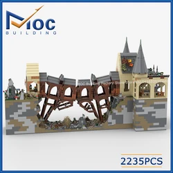 MOC Building Blocks Classic Movie Scene Wooden Bridge Model Creative Street View Architecture Toys DIY Assemble Bricks Xmas Gift