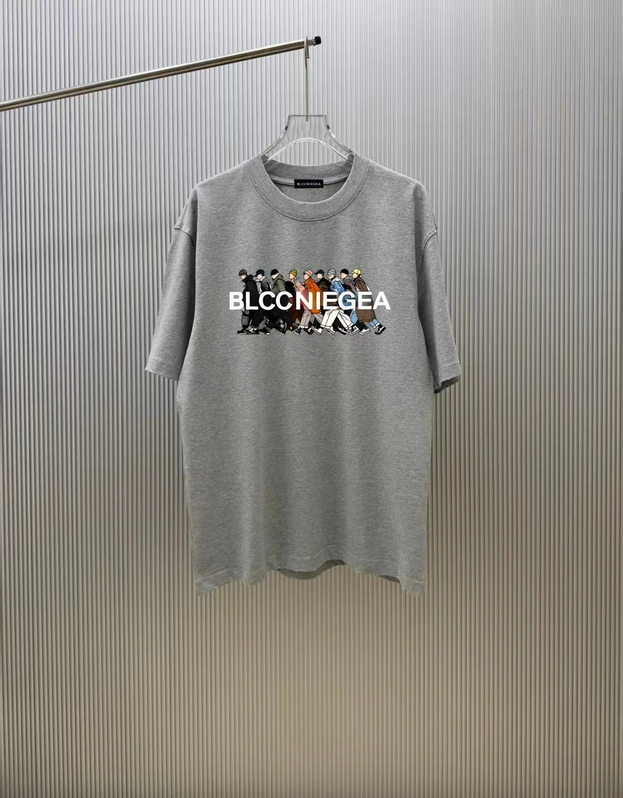 

Blccniegea shirts 2026 clothes for man Trendy Paris B Shirt Fashion Loose Short-Sleeve Pure Cotton T-Shirt Woman tops