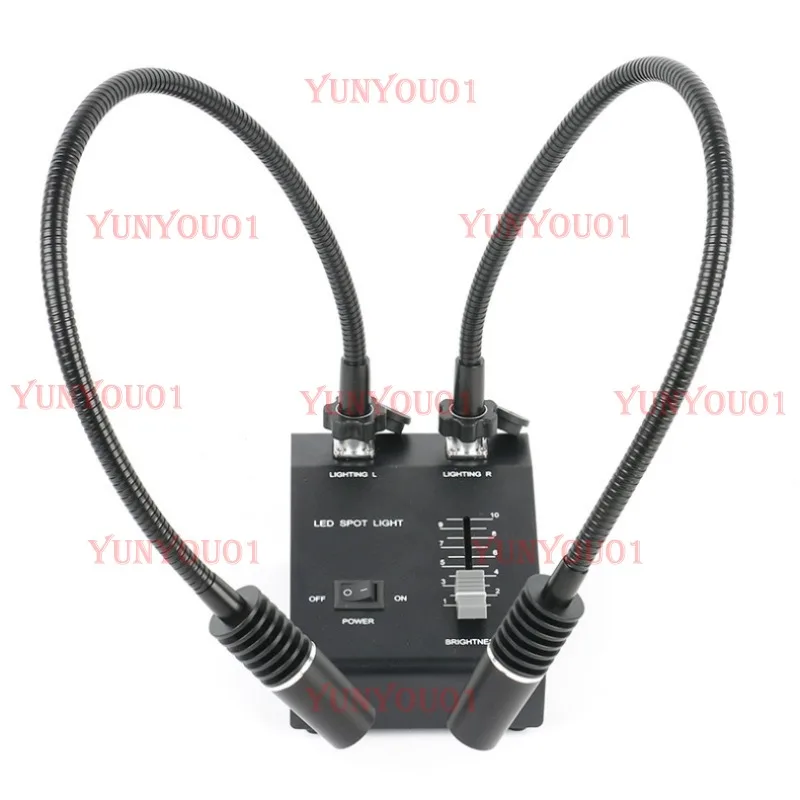 

Goose Head Lamp Type Microscope Gemini Illumination LED Cold Light Source, Adjustable Brightness