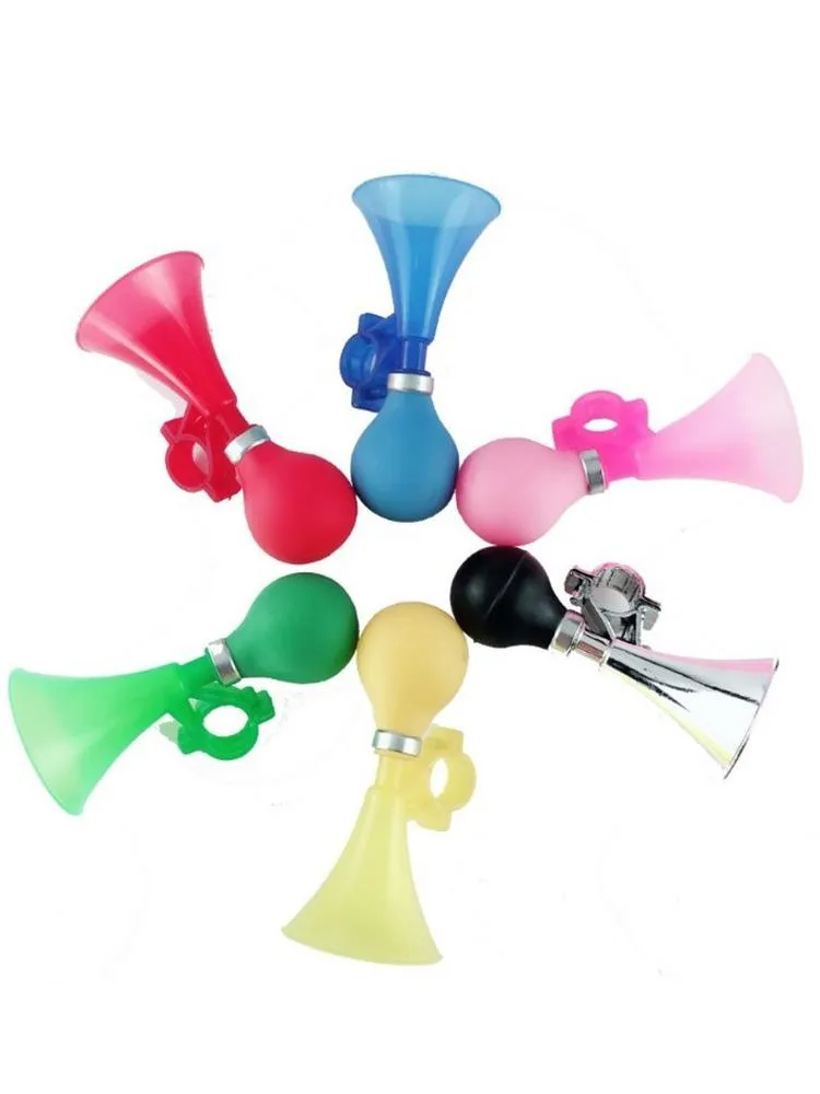 AliExpress Children Bicycle Air Horn 1Pc Colorful Cycling Ring Alarm For Kid Boy Girl Plastic Handlebars Bell Scooter Bike Accessories Tool