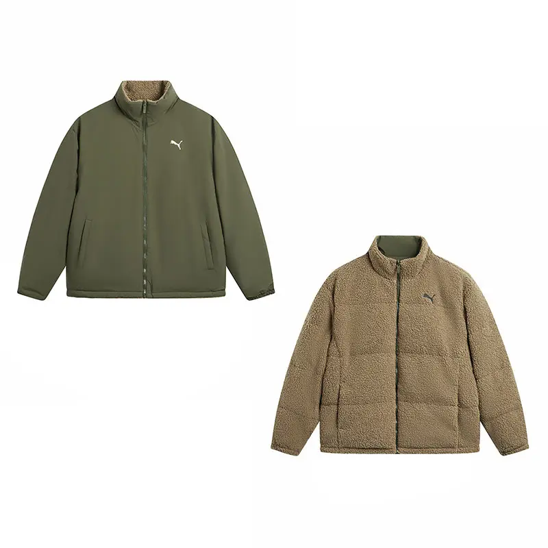 

Мужская и женская спортивная одежда Puma Green, теплый пуховик 69285083