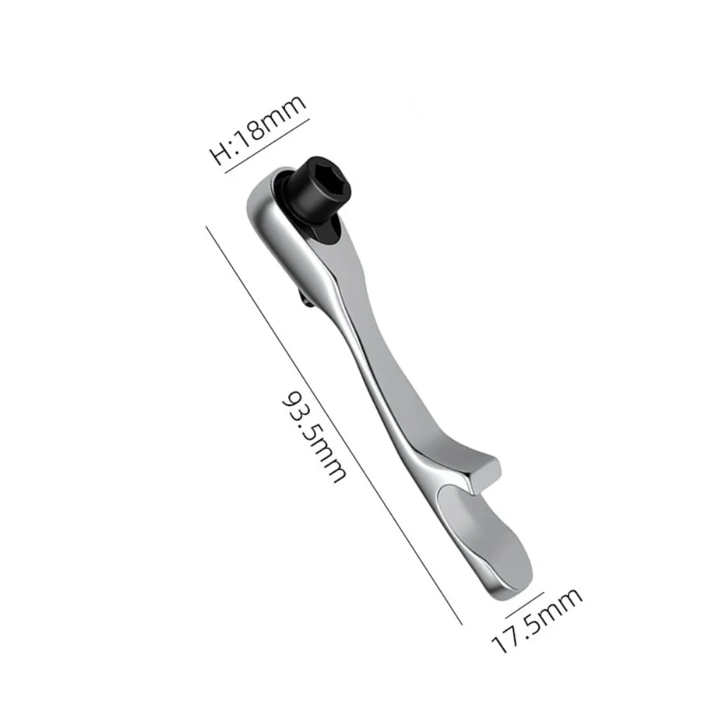 For Maintenance Work 120mm MultiTool Repair Tool Anti Rust Wear Resistant Tool 1 4 Inch Wrench Anti Rust Design