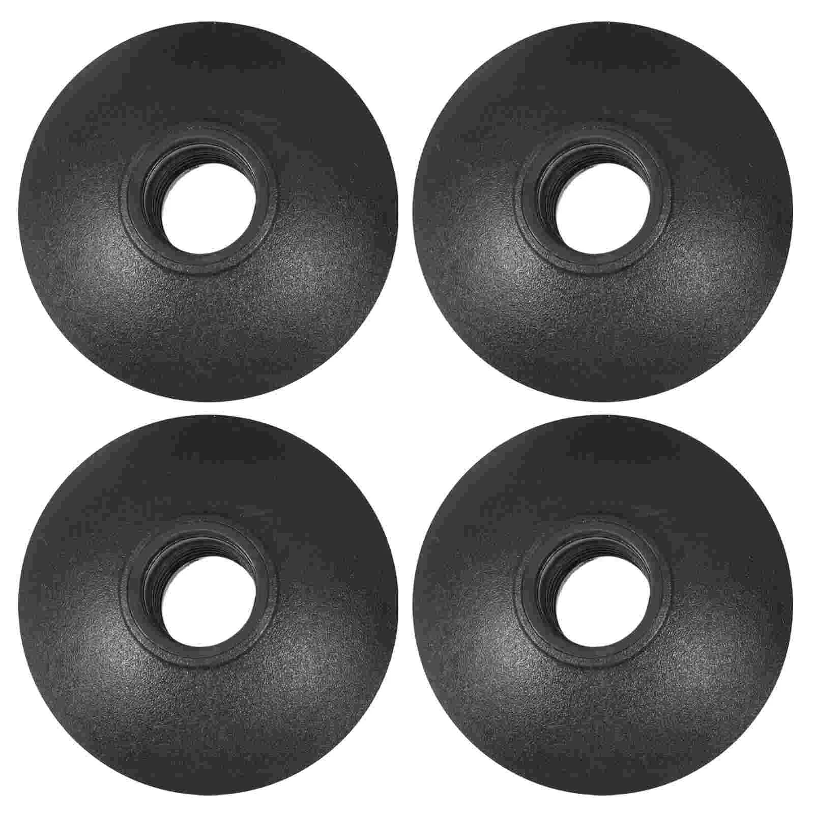 

4pcs Trekking Pole Snow Mud Baskets Hiking Stick Rubber Tips Walking Accessories Compatible Replacement Parts for Poles