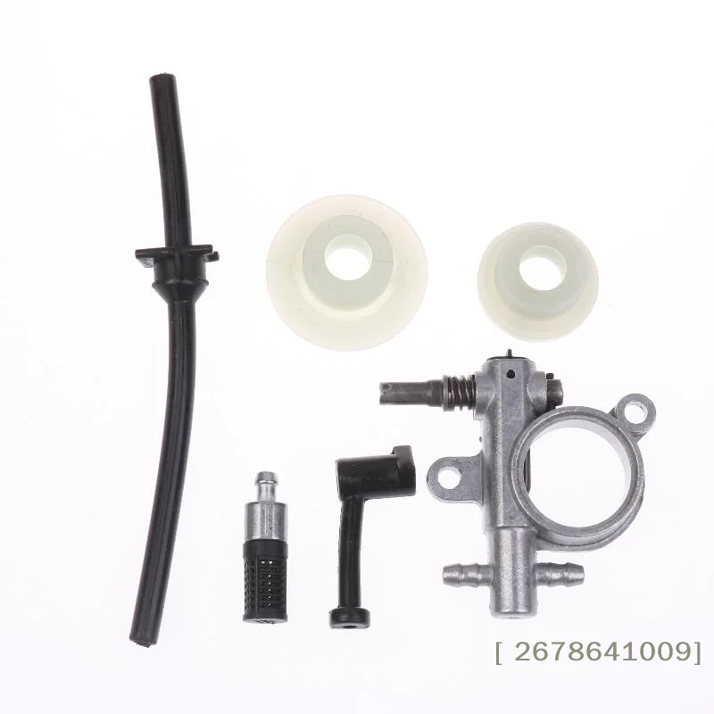 Chainsaw Oil Pump Line Hose Kit With Integrated Endless Screw For 25CC 2500 Chainsaw Pump Nozzle Connection