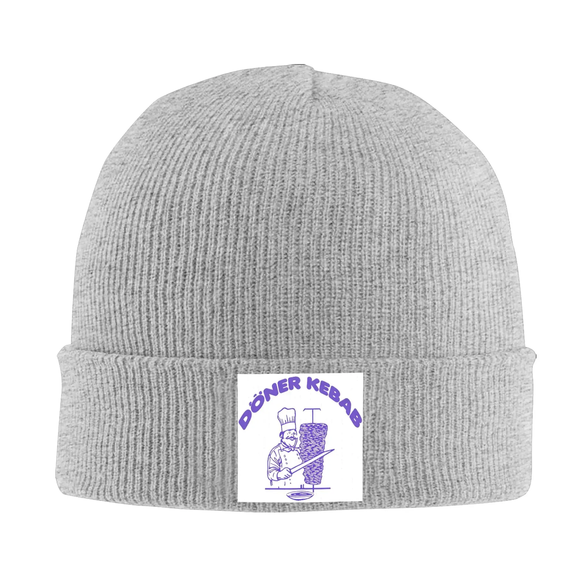 Doner Kebab Fashion Print Winter Skullies Beanies Hat Warm Autumn Knitted Hats Bonnet Caps for Women Men