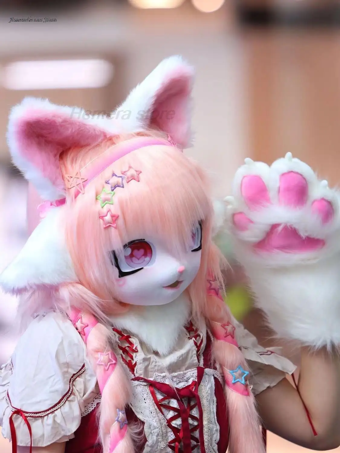 Fursuit Kigurumi Headsets Furry Cosplay Costumes Rubbit Doll Cat costumes Animal Heads Wearable Kig Headsets Animal Costumes